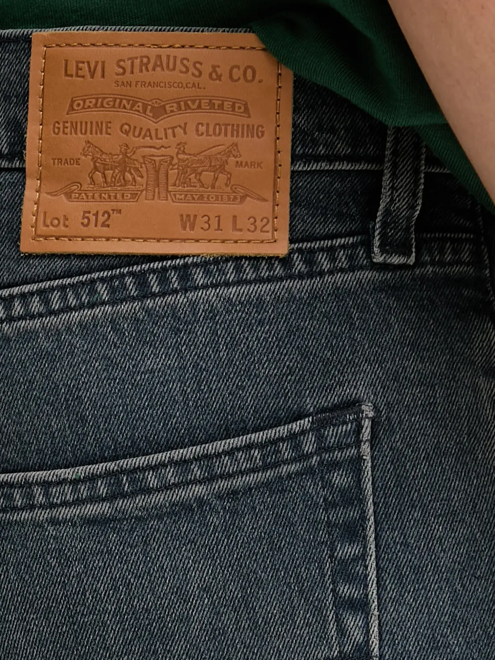Levi's Jeans met knopen Blauw