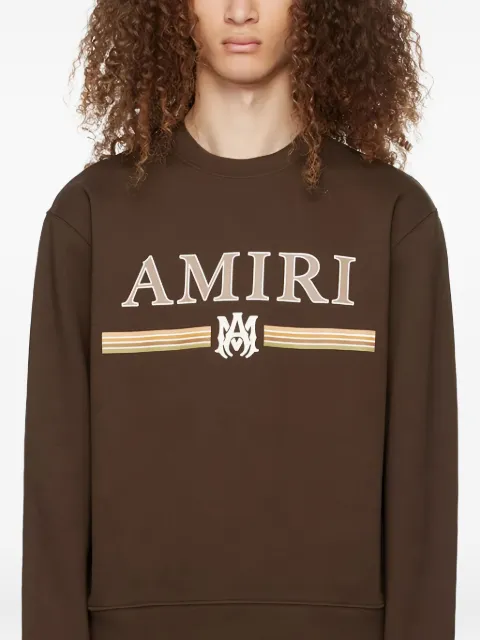 AMIRI sudadera con logo de rayas