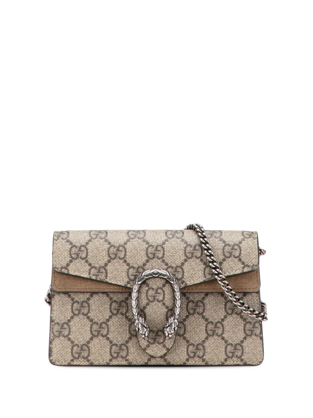 Gucci Pre-Owned 2016-2025 Mini GG Supreme Dionysus crossbody bag | Brown | Image 1