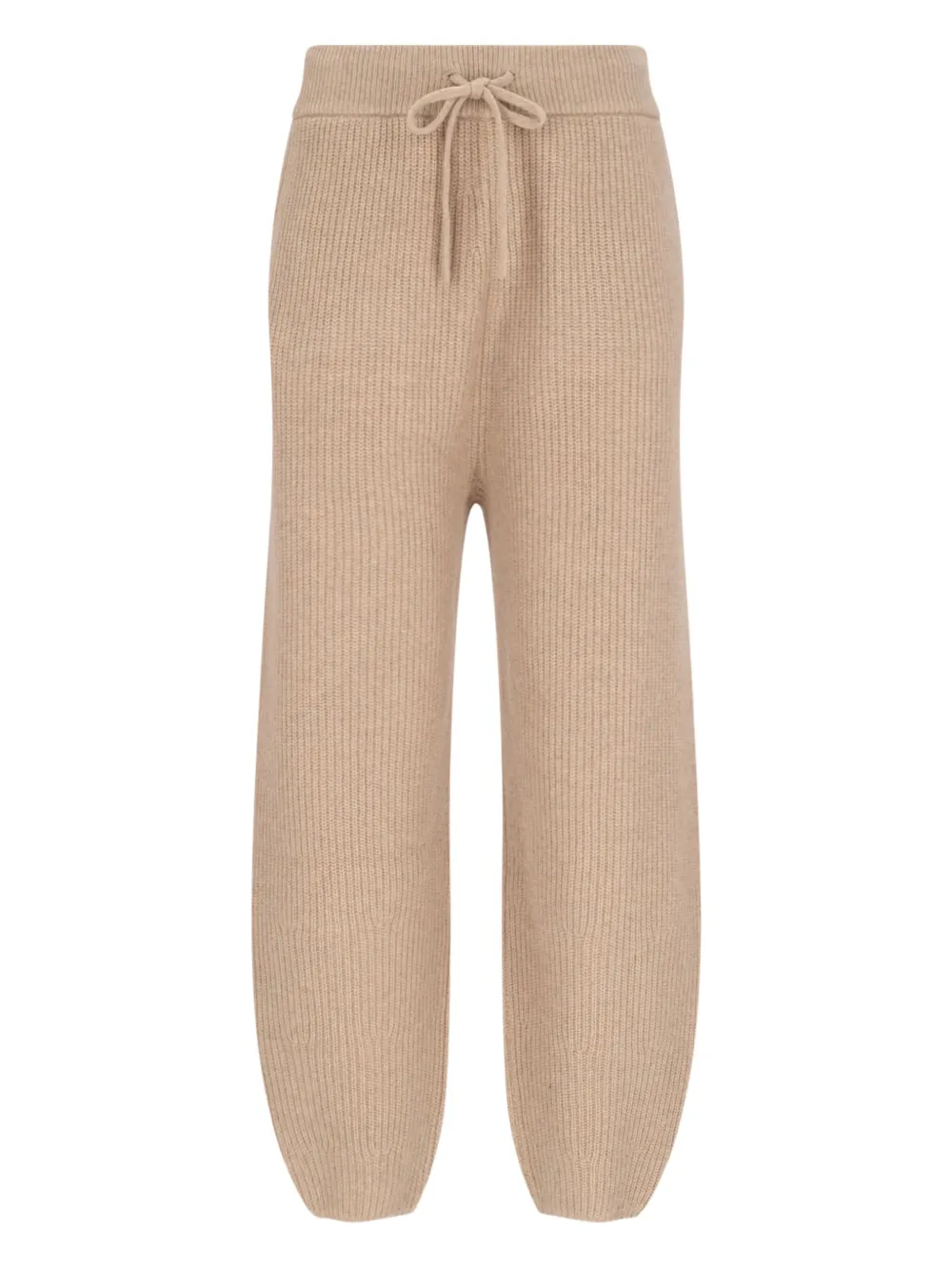 Polo Ralph Lauren ribbed-knit drawstring trousers | Neutrals | Image 1