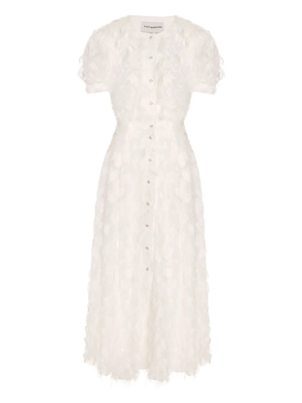 POST MERIDIEM vestido midi con botones | neutro | Image 1