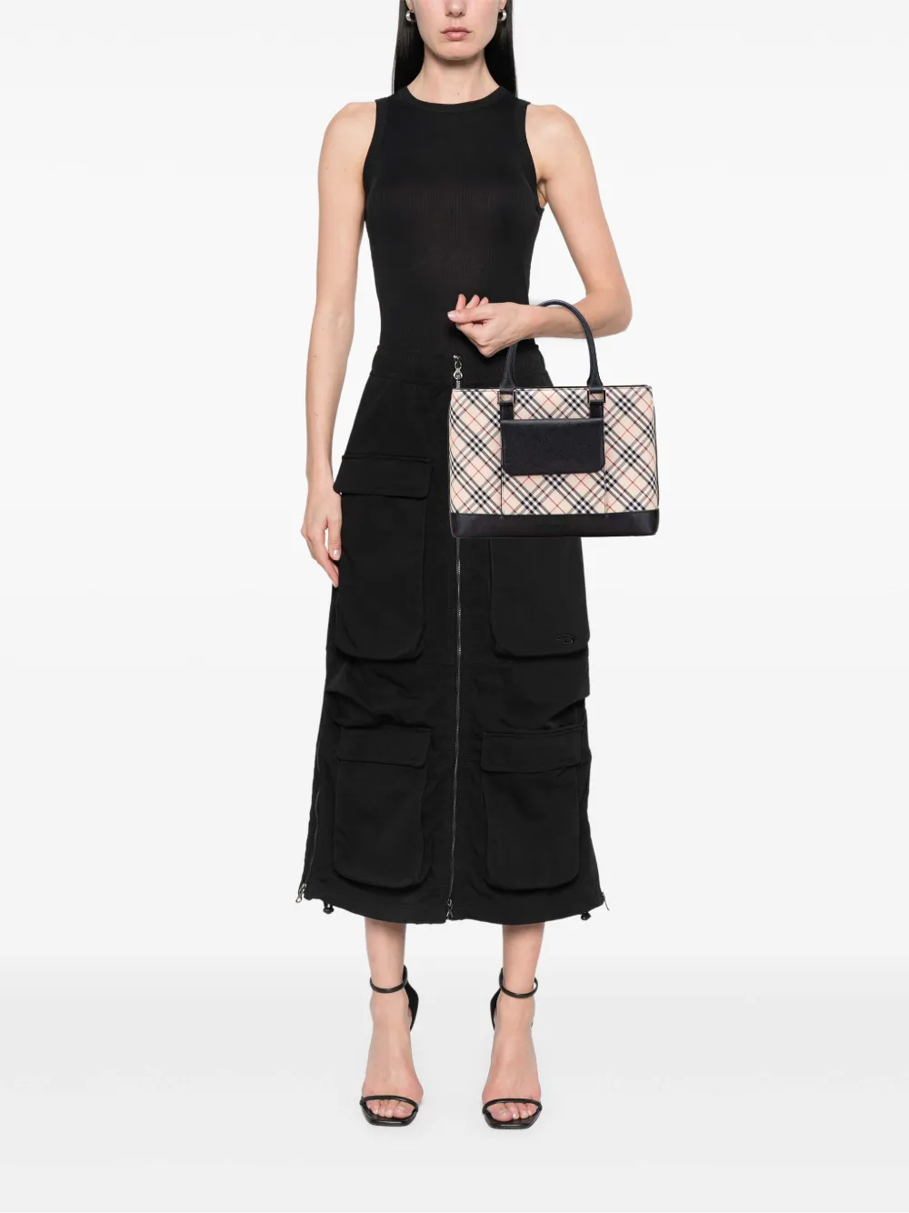 Burberry Pre-Owned 2000-2017 Nova Check Canvas tote bag | Pre-Owned | Image 2