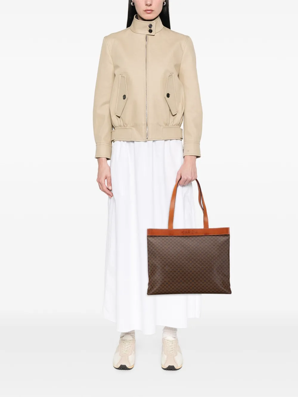 Celine Pre-Owned 2007 Macadam Coated Canvas tote bag | Pre-Owned | Image 2