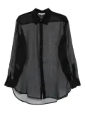 Barena Ausonia sheer shirt - Black