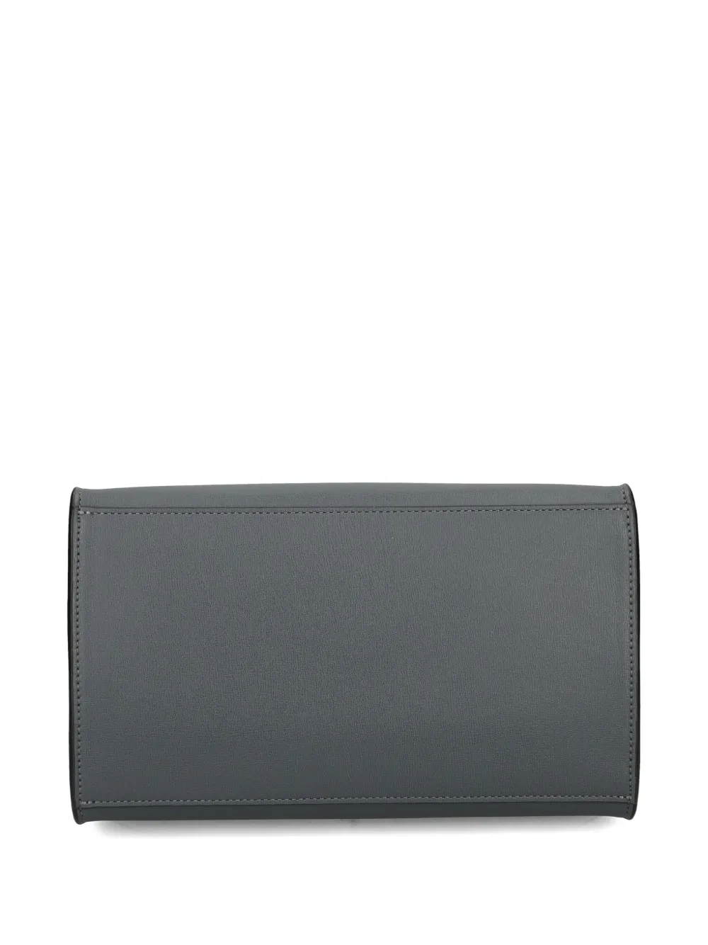 Armani Exchange Medium Logo-plaque Tote Bag In Gray