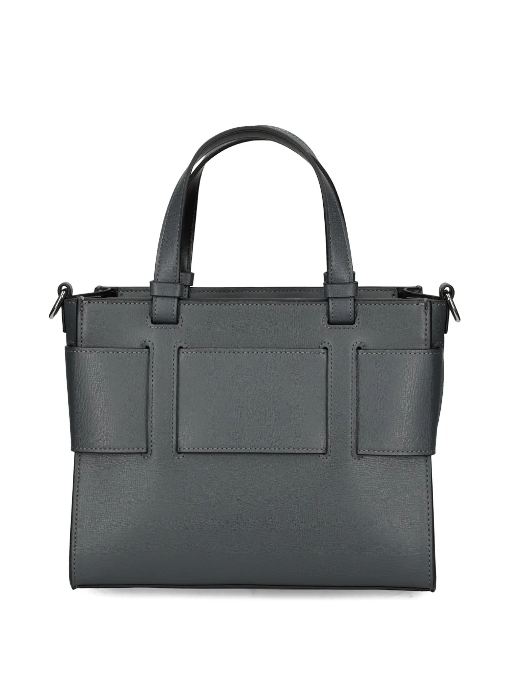 Armani Exchange Shopper met logoplakkaat - Grijs