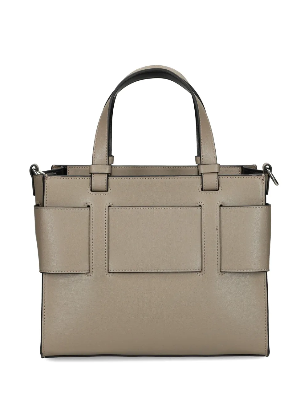 Armani Exchange Shopper met logoplakkaat - Bruin