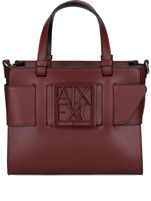 Armani Exchange Mittelgroße Tote Bag mit Logo-Schild