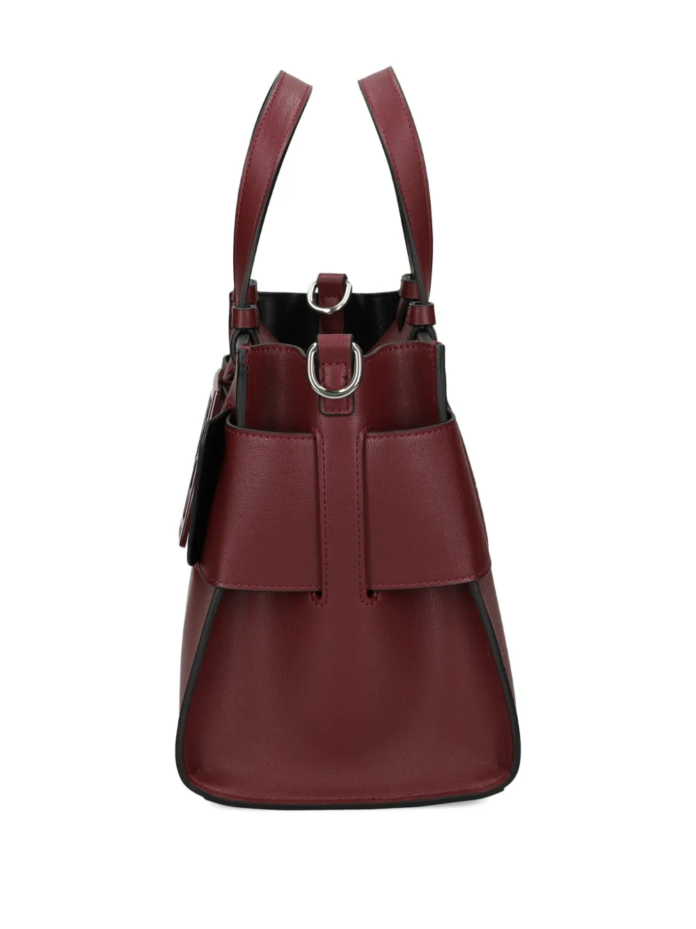 Armani Exchange Shopper met logoplakkaat Rood