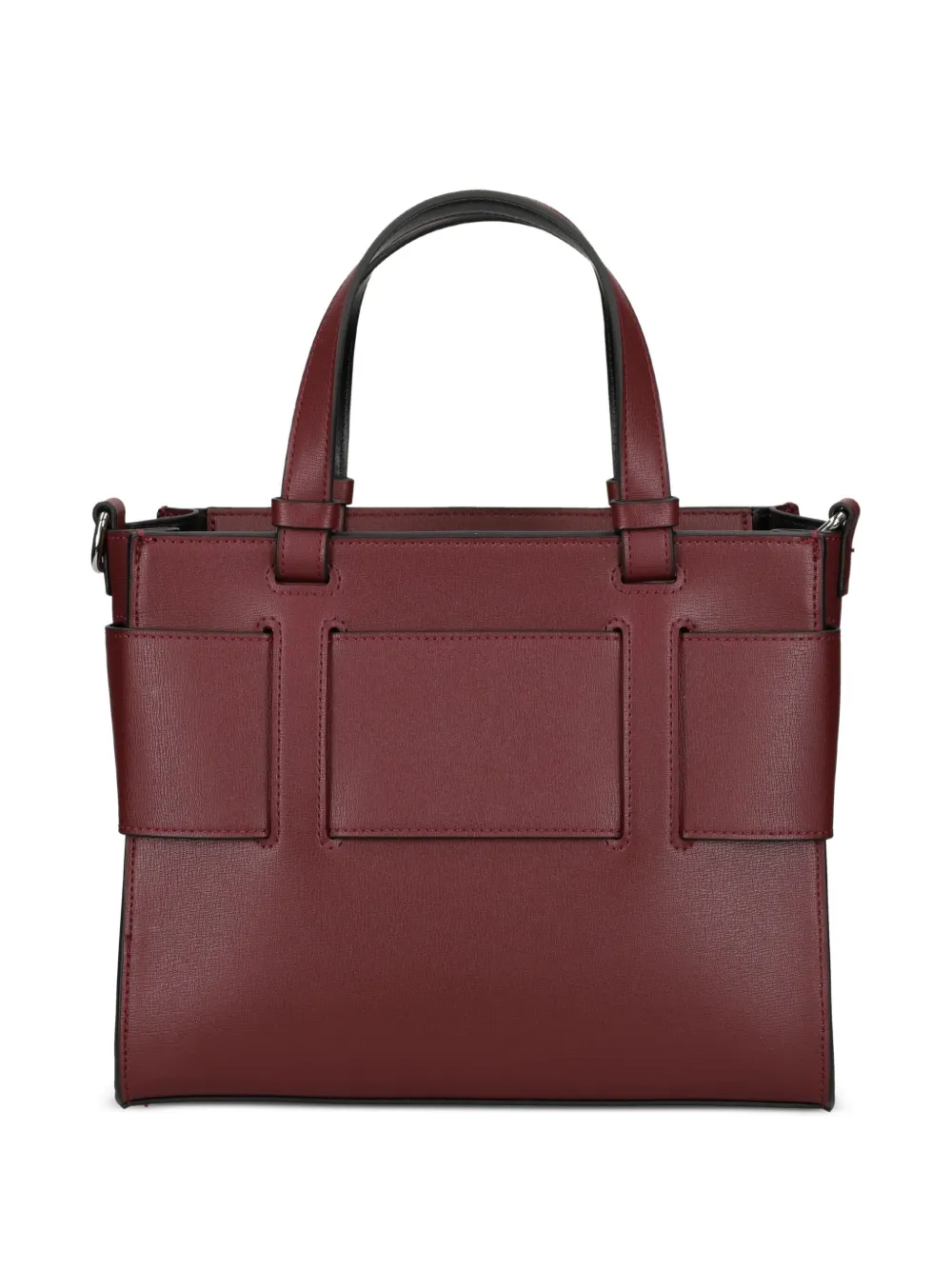 Armani Exchange Shopper met logoplakkaat - Rood