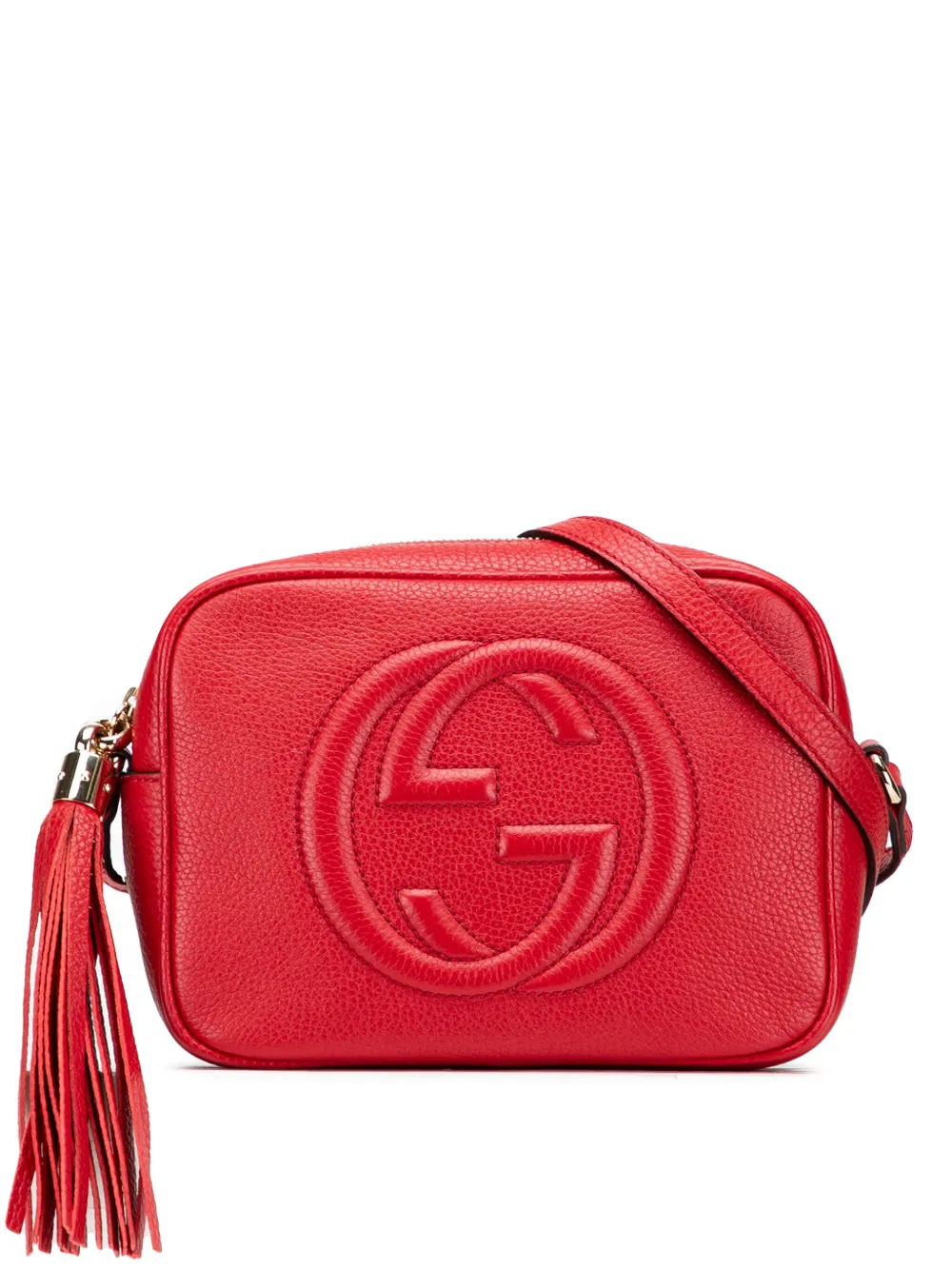 Gucci Pre-Owned 2016-2025 Leather Soho Disco crossbody bag | Red | Image 1