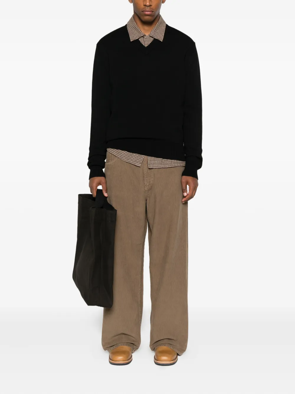 Sunflower V-neck cashmere sweater | Knitted Sweaters | Image 2