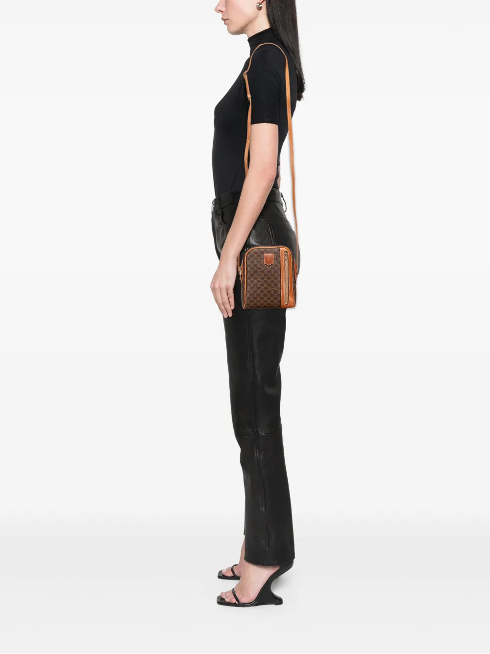 Celine Pre-Owned 2008 Macadam Coated Canvas crossbody bag | Pre-Owned | Image 2
