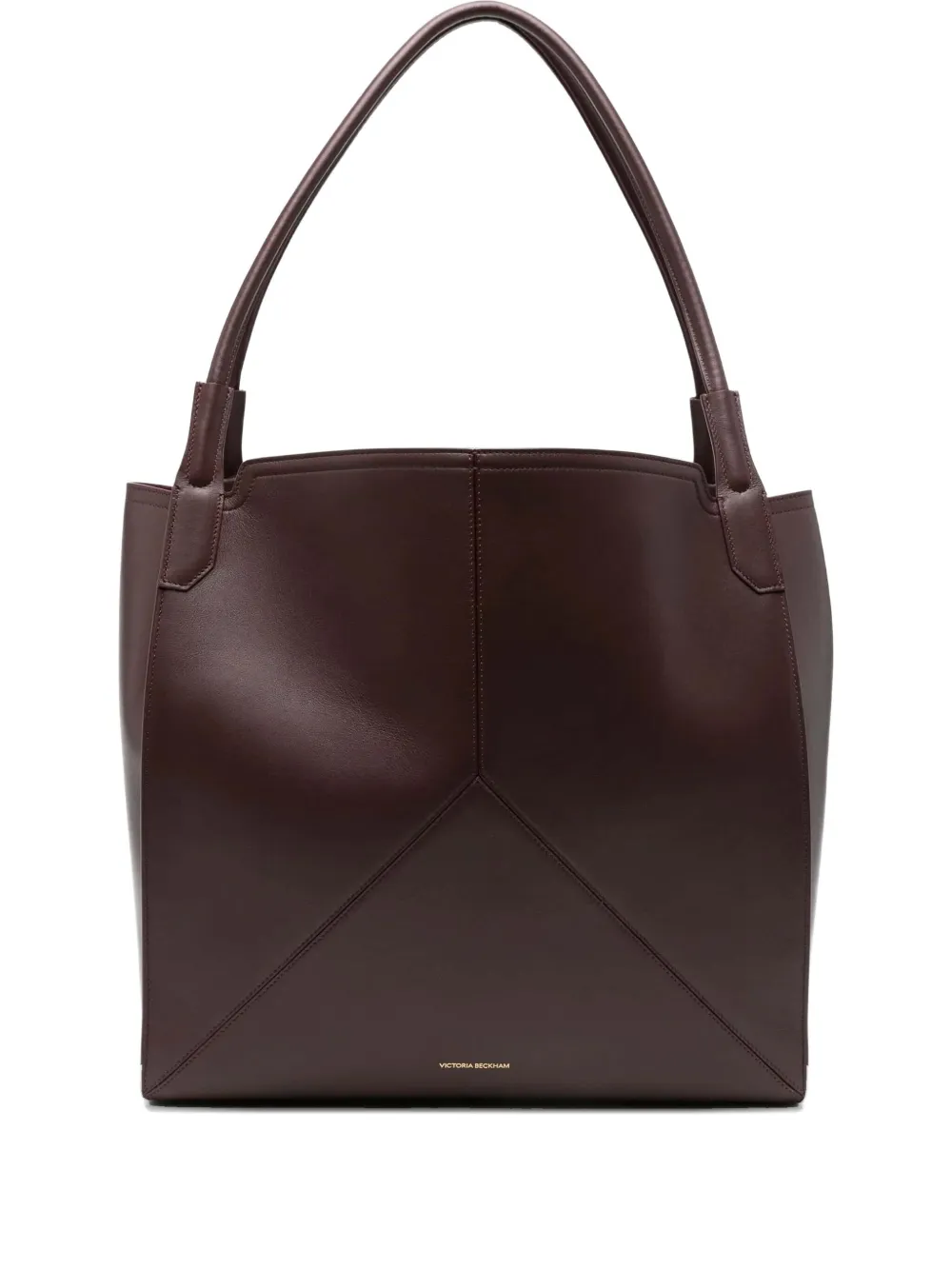 Victoria Beckham Victoria Leather Tote Bag In Brown