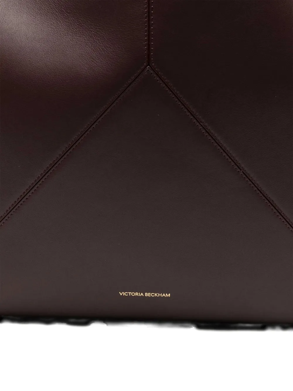 Victoria Beckham Victoria Leather Tote Bag In Brown
