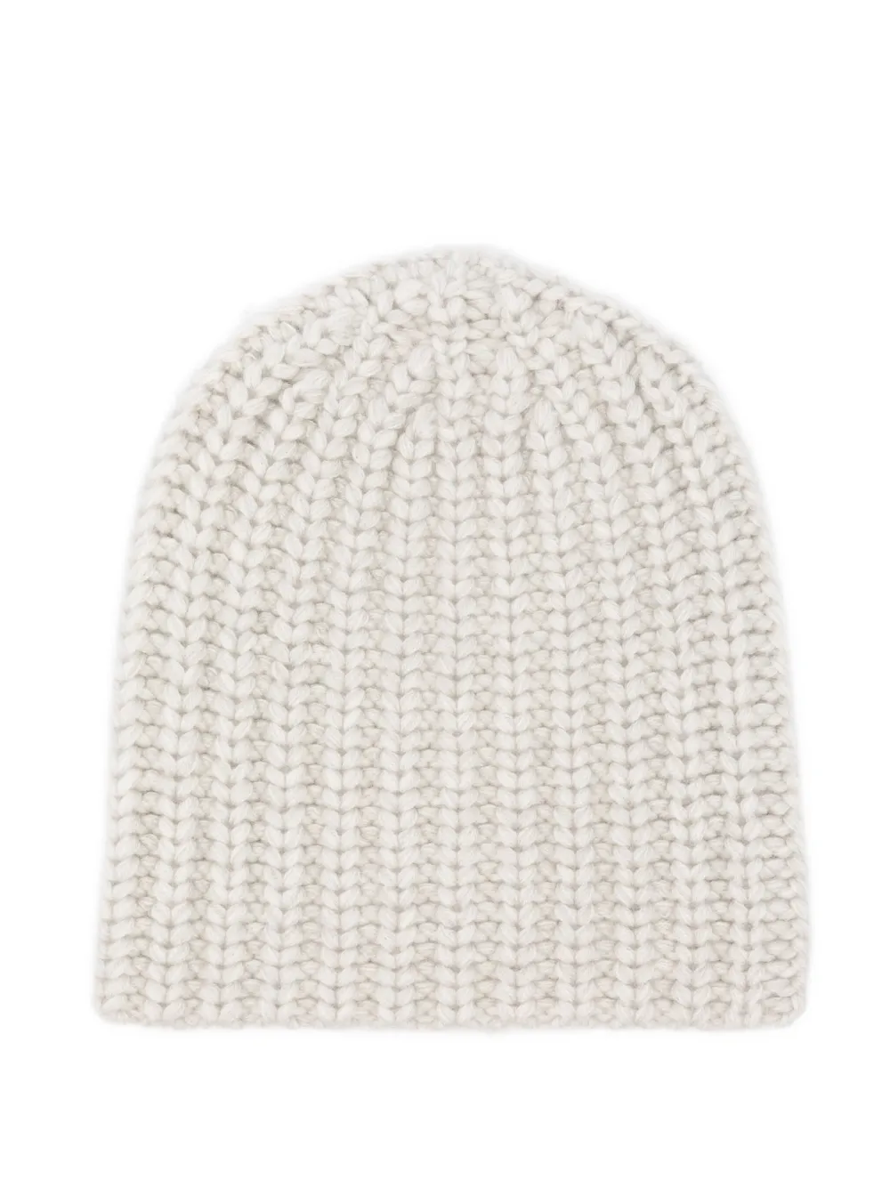Warm-me Chunky-knit Beanie In White