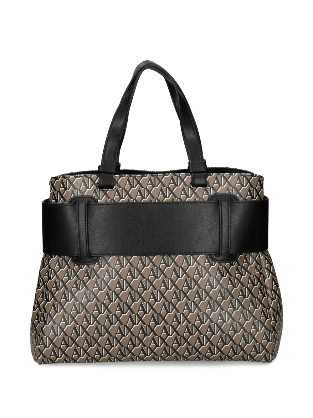 Armani Exchange Shopper met logogesp - Bruin
