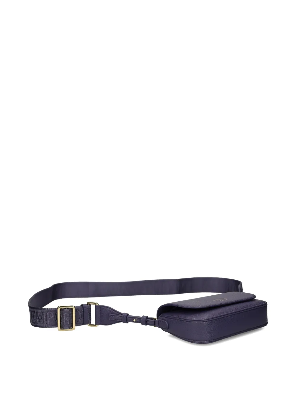 Ea7 Logo-stamp Mini Bag In Blue