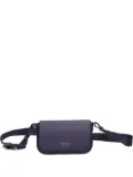 Ea7 Emporio Armani logo-stamp mini bag - Blue