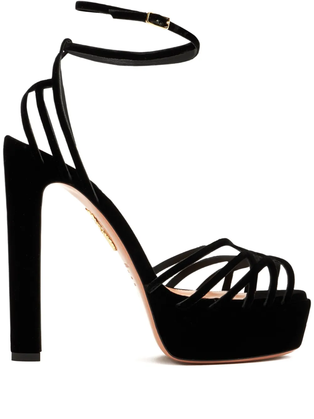 Aquazzura 130mm strap-detail sandals Black