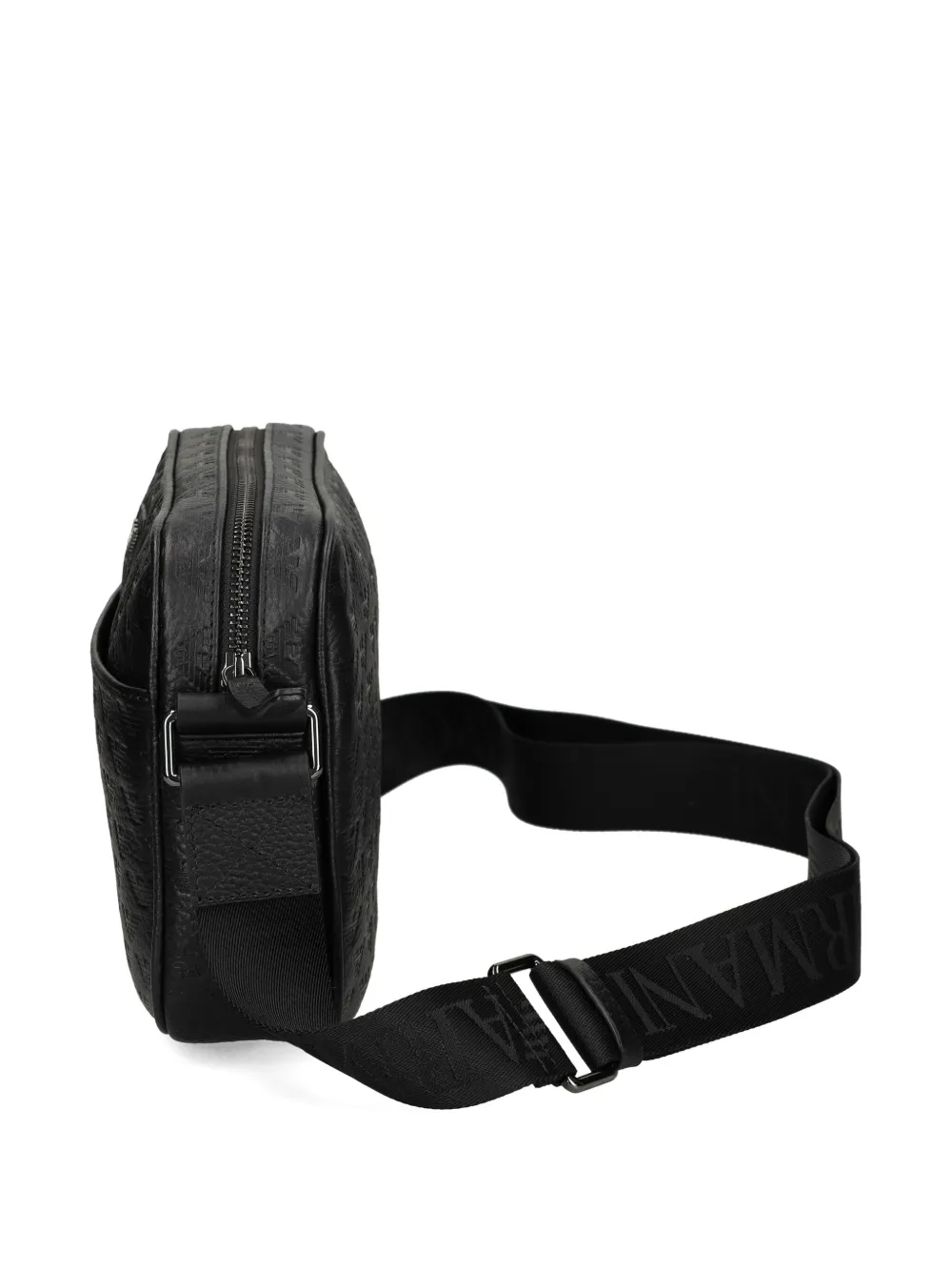 Emporio Armani Messengertas met logo-reliëf Zwart