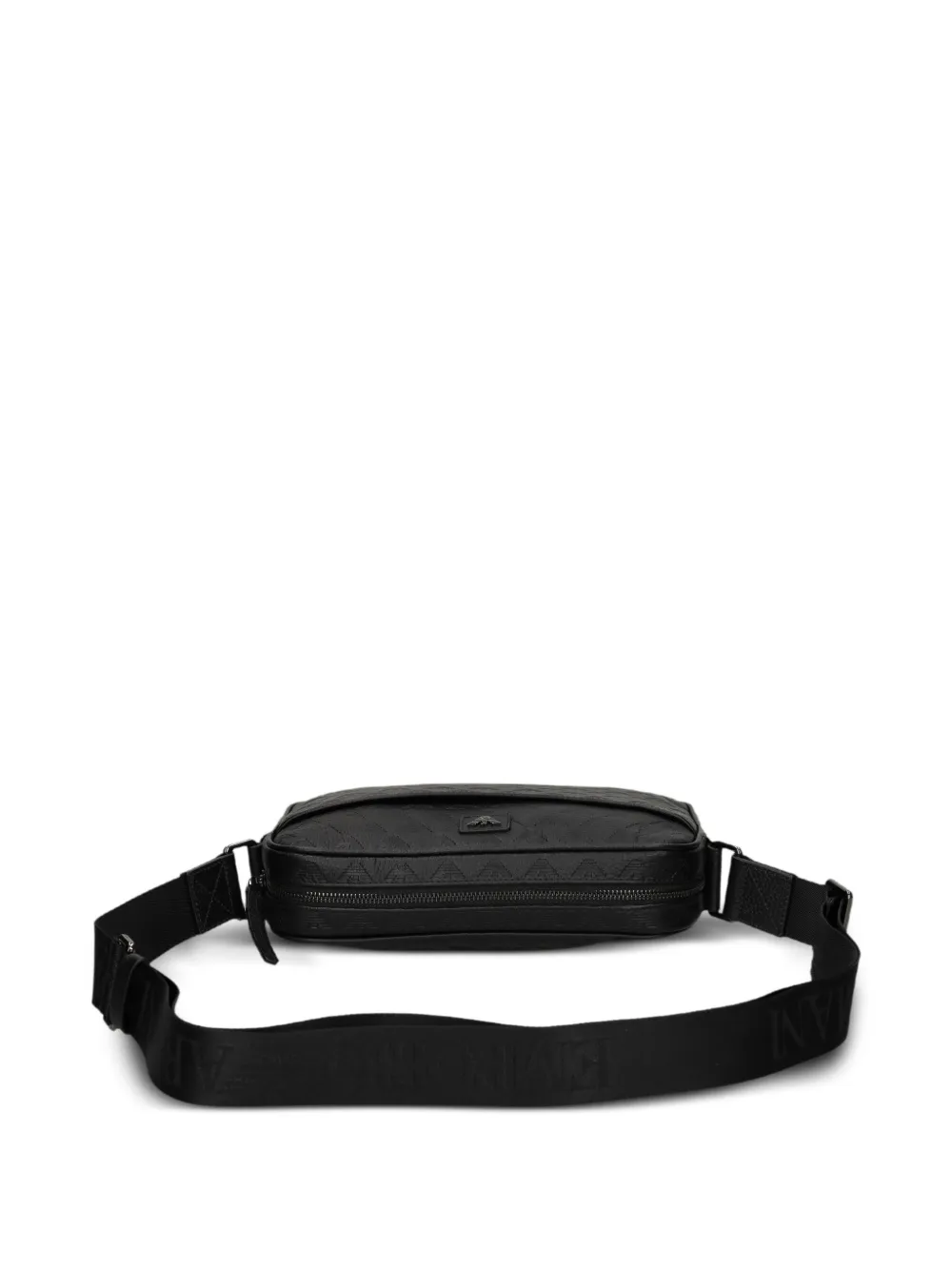 Emporio Armani Messengertas met logo-reliëf Zwart