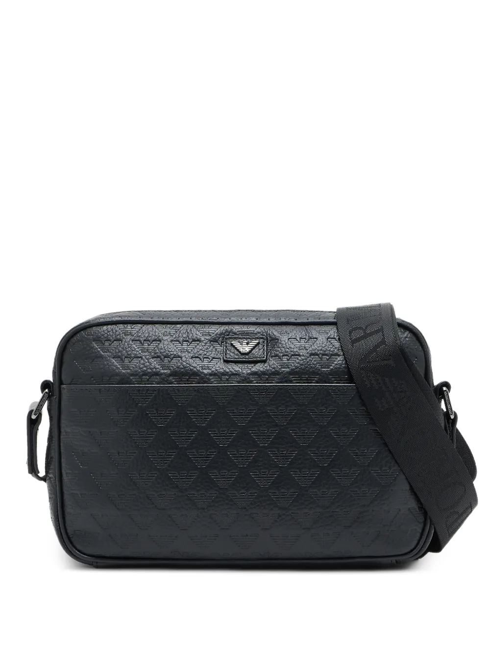 Emporio Armani logo-debossed messenger bag