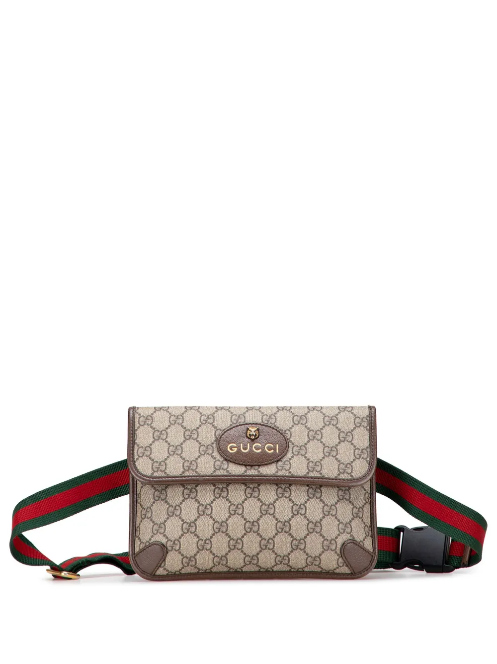 Gucci Pre-Owned 2016-2025 GG Supreme Web Neo Vintage belt bag | Brown | Image 1