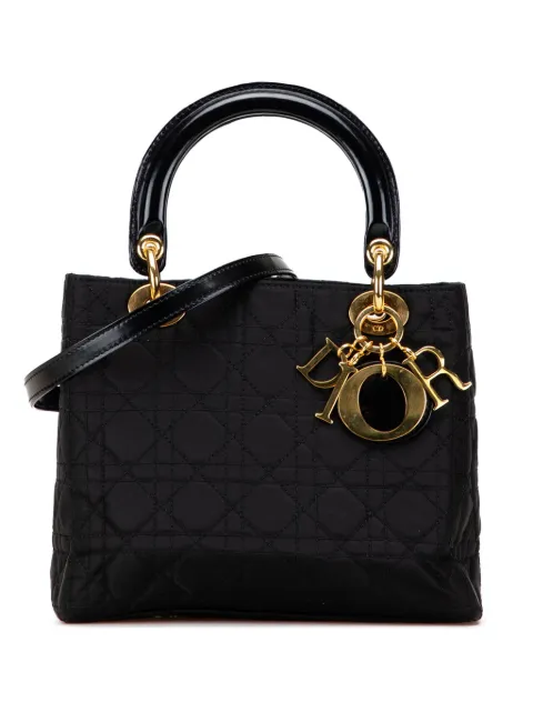 Christian Dior Pre-Owned 2001 Medium Nylon Cannage Lady Dior satchel