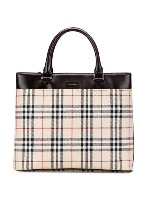Burberry Pre-Owned tote de lonaHouse Check 2000-2017