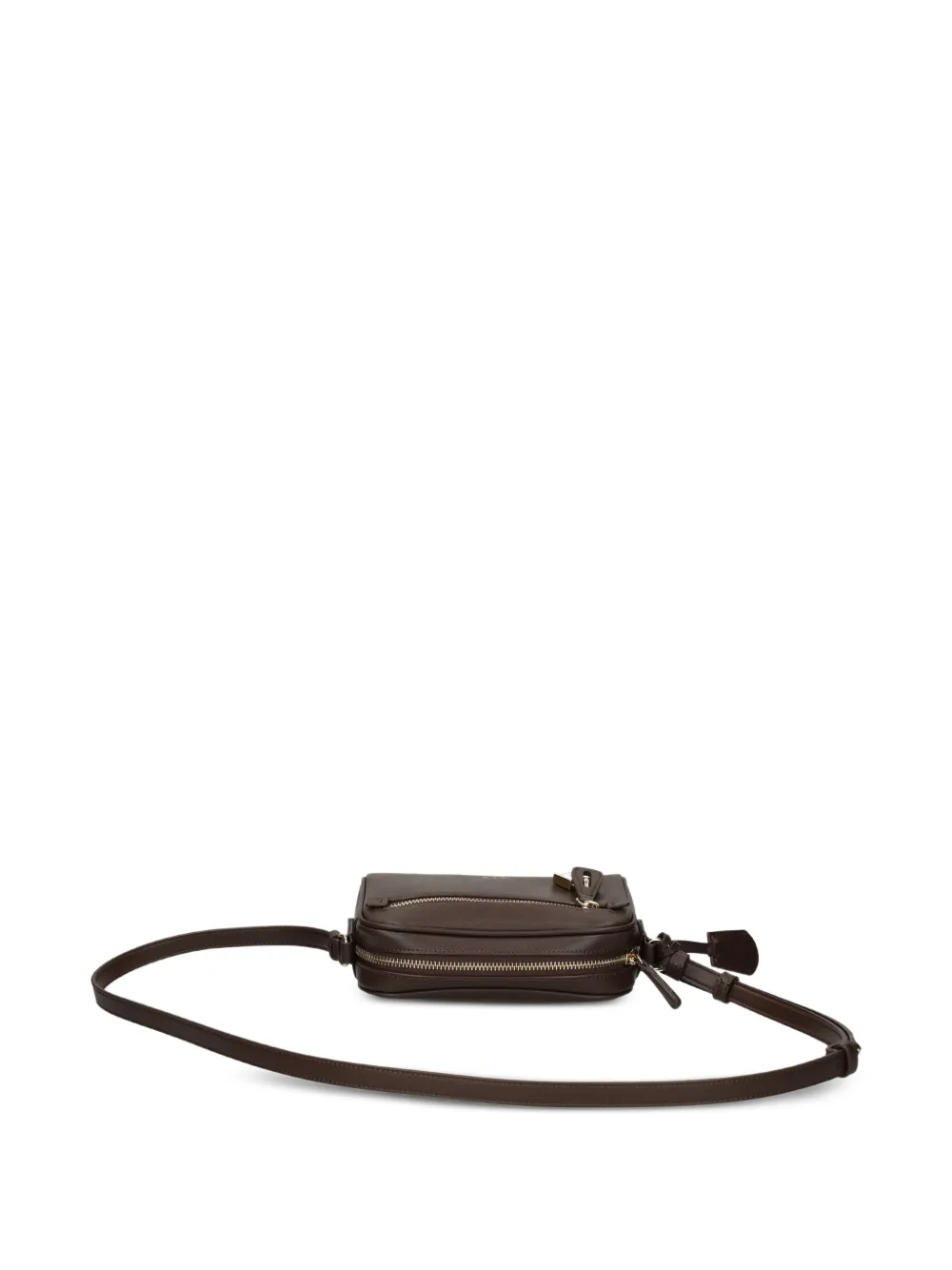 Armani Exchange Crossbodytas met slotdetail Bruin