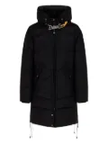 Parajumpers Long Bear hooded quilted coat - Black