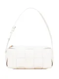 Bottega Veneta Pre-Owned 2012-2025 Small Lambskin Intrecciato Brick Cassette shoulder bag - White
