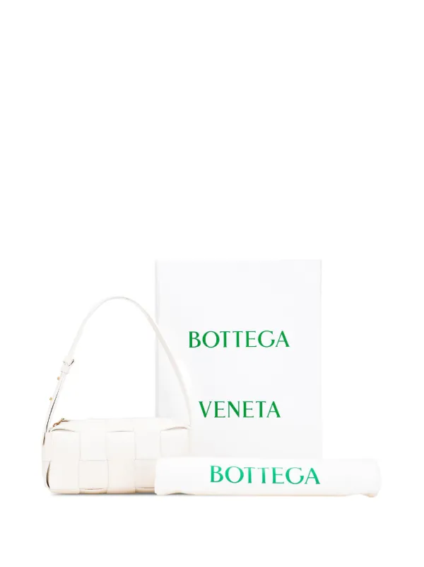 Bottega Veneta Pre-Owned Borsa a Spalla Intrecciato Brick Cassette