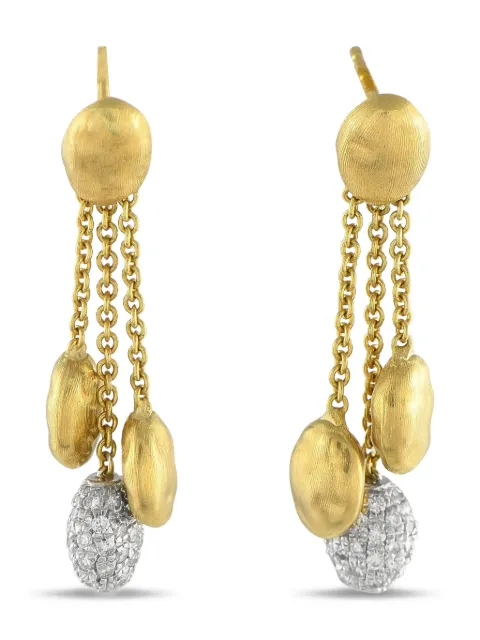 Marco Bicego 18K yellow gold diamond orbs earrings