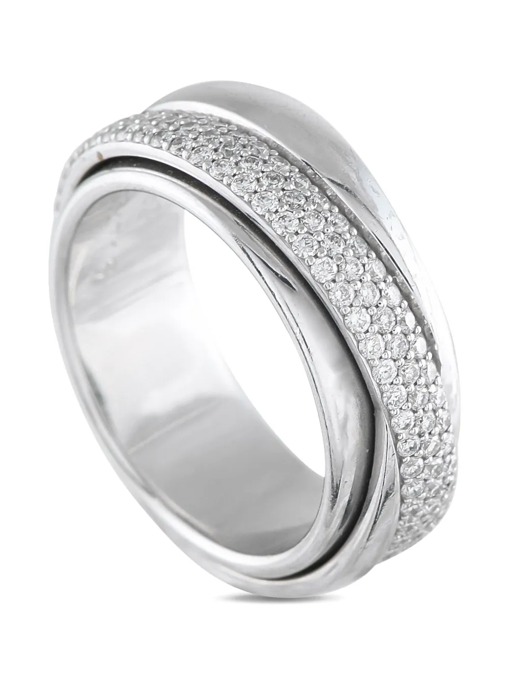 Piaget 18K white gold diamond interlocking ring | Image 2
