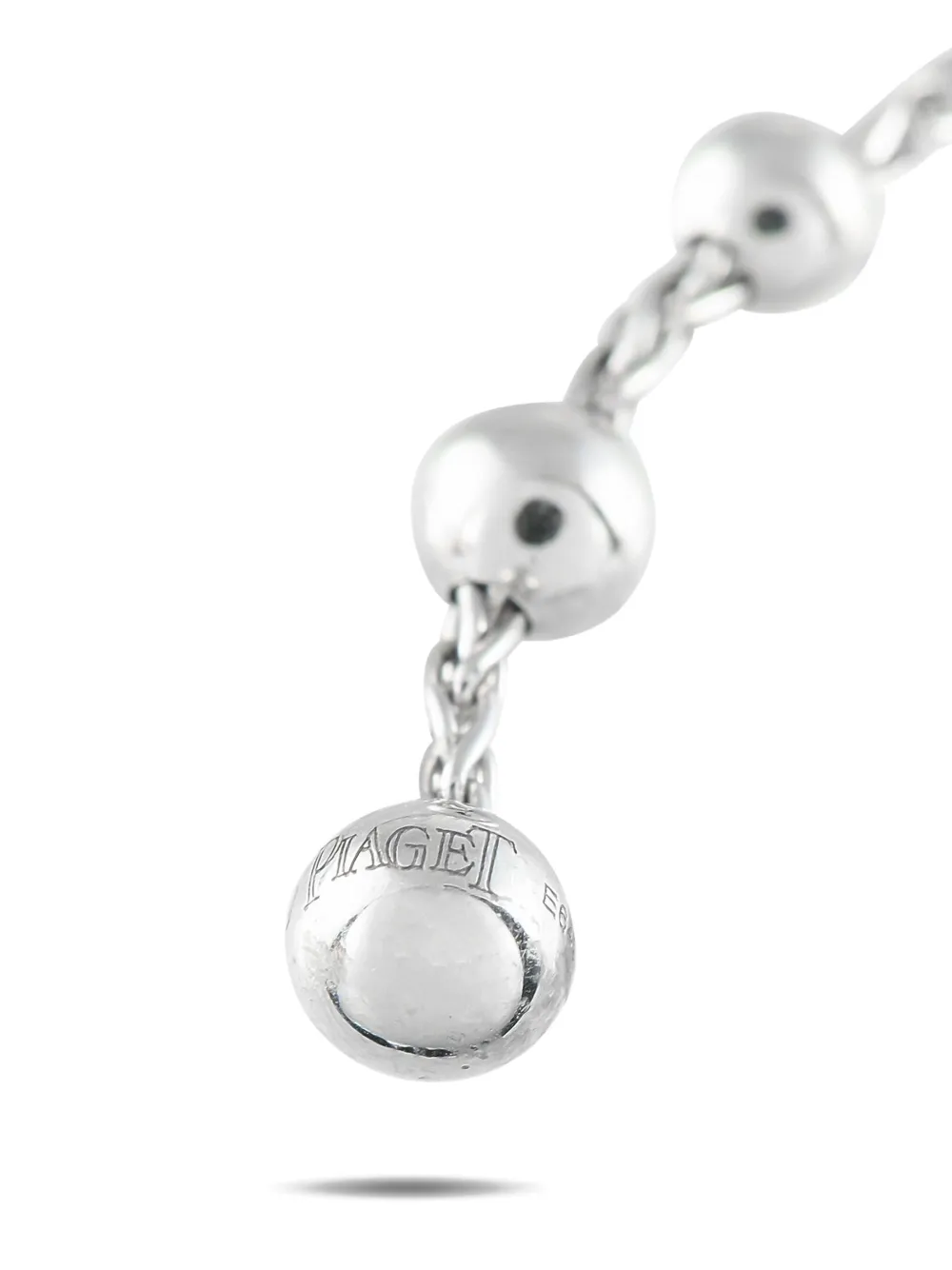 Piaget 18K white gold diamond circular-lariat Possession necklace | Image 2