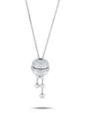 Piaget 18K white gold diamond circular-lariat Possession necklace - Silver