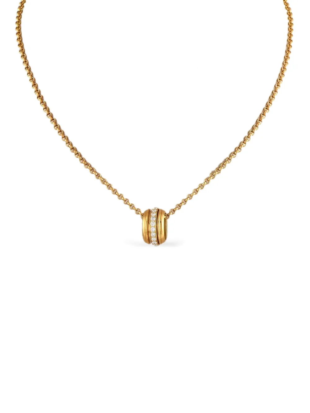 Piaget ダイヤモンド ネックレス 18Kイエローゴールド - ゴールドトーン Piaget ダイヤモンド ネックレス 18Kイエローゴールド - ゴールドトーン