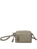 Armani Exchange lock-detail cross body bag - Brown