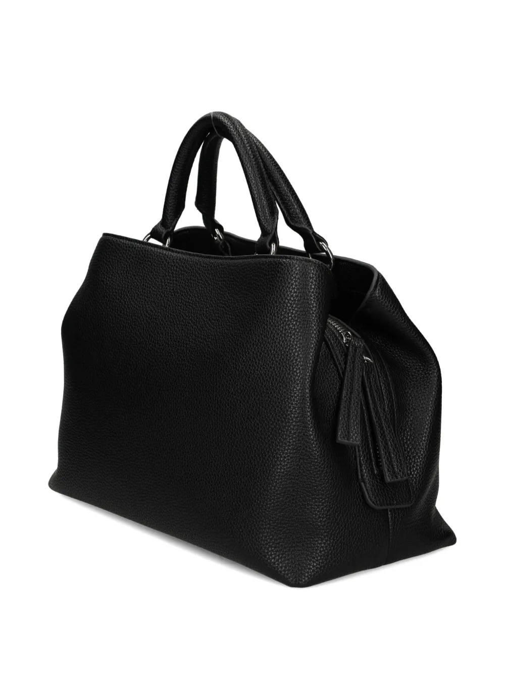 Armani Exchange Pocket-detail Tote Bag In Black