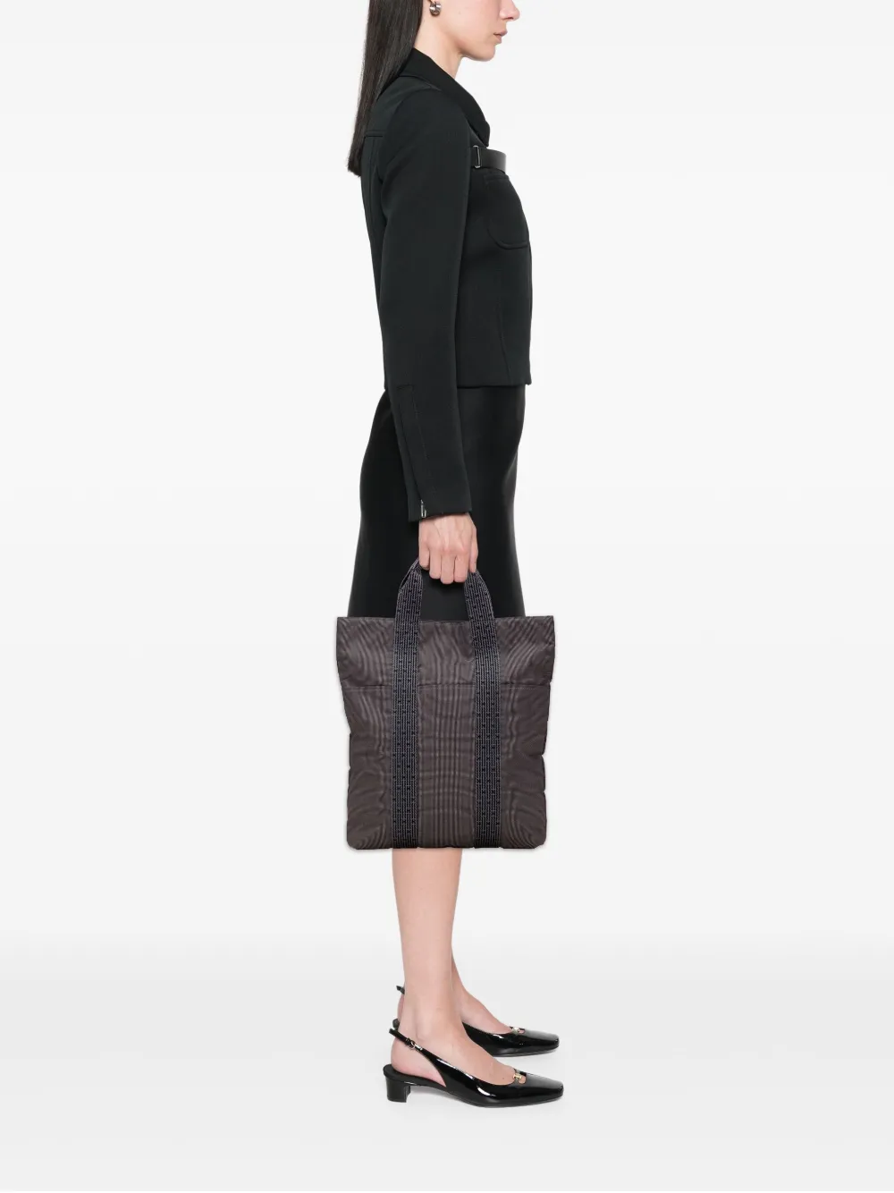 Hermès Pre-Owned 1990-2010 Canvas Herline Cabas tote bag | Pre-Owned | Image 2