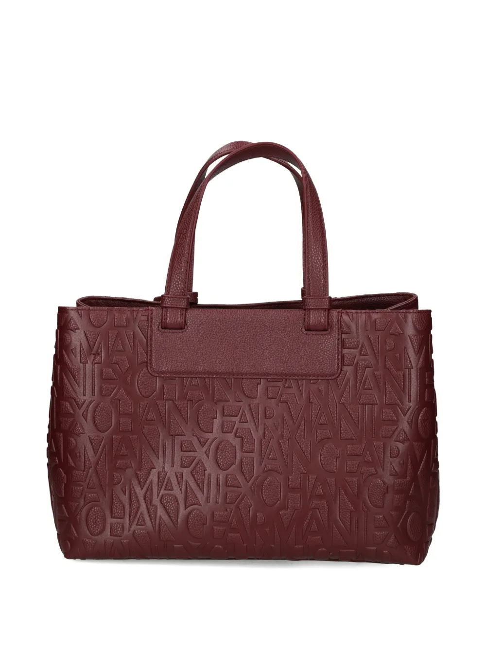 Armani Exchange Shopper met logobedel - Rood