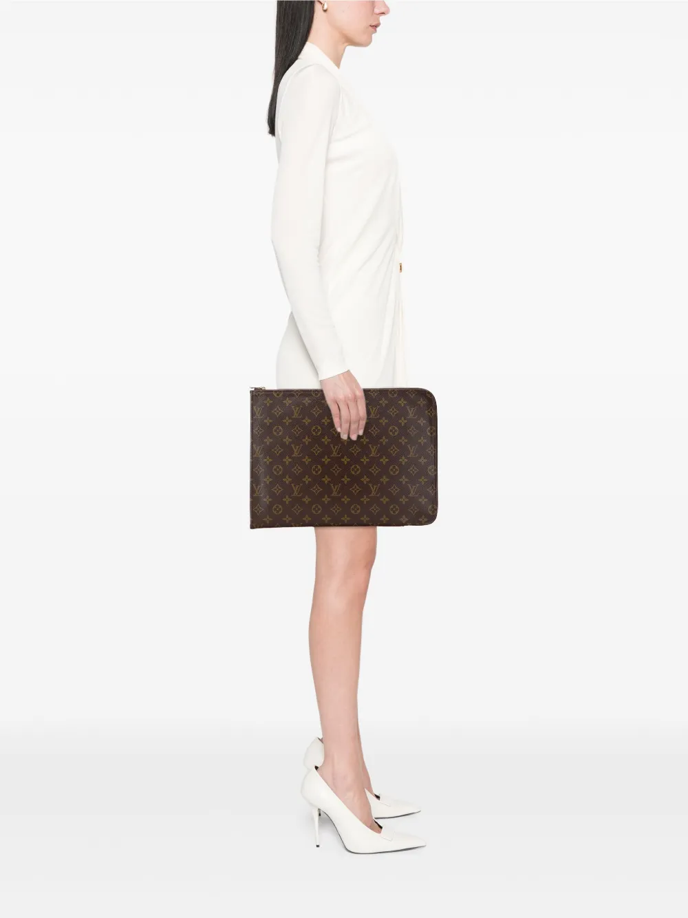 Louis Vuitton Pre-Owned 1988 Monogram Poche Documents Portfolio business bag | Pre-Owned | Image 2