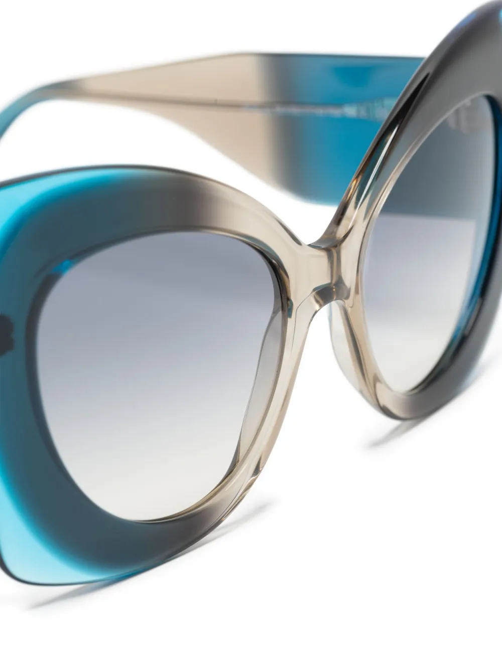  Andy Wolf Cat-eye Gradient-effect Sunglasses - Blue 