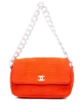 CHANEL Pre-Owned 2002-2003 Terry Cloth Sport Line Flap shoulder bag - Orange
