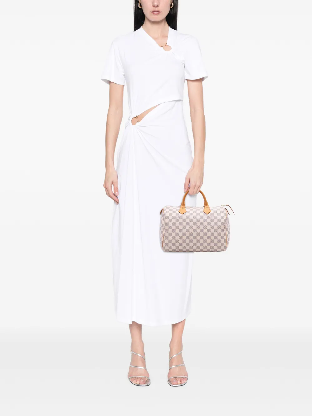 Louis Vuitton Pre-Owned 2007 Damier Azur Speedy 30 boston bag | Pre-Owned | Image 2