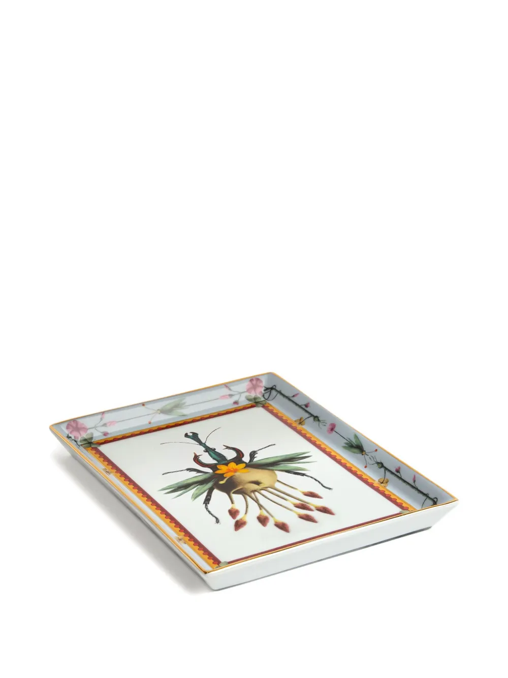 La DoubleJ bug floral trinket tray (21cm x 16cm) | Decorative Trays & Plates | Image 2