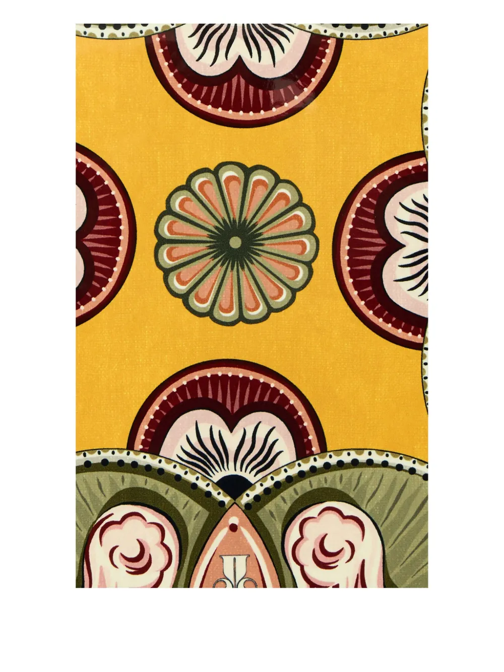 La DoubleJ x Beto Val Fantastic Creatures disk placemat (34cm) | Yellow | Image 1