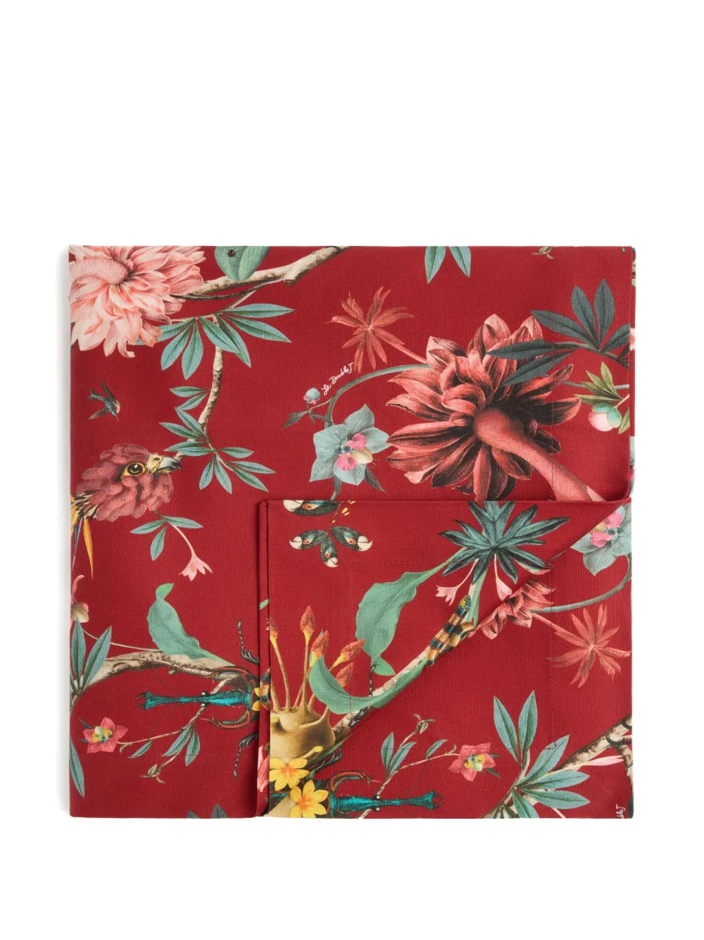La Doublej X Beto Val Fantastic Creatures Tablecloth (350cm X 170cm) In Red